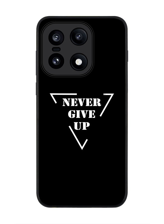 For OnePlus 15 Case,Slim fit Camera Protection, Shockproof Thin Phone cover  - Never give up